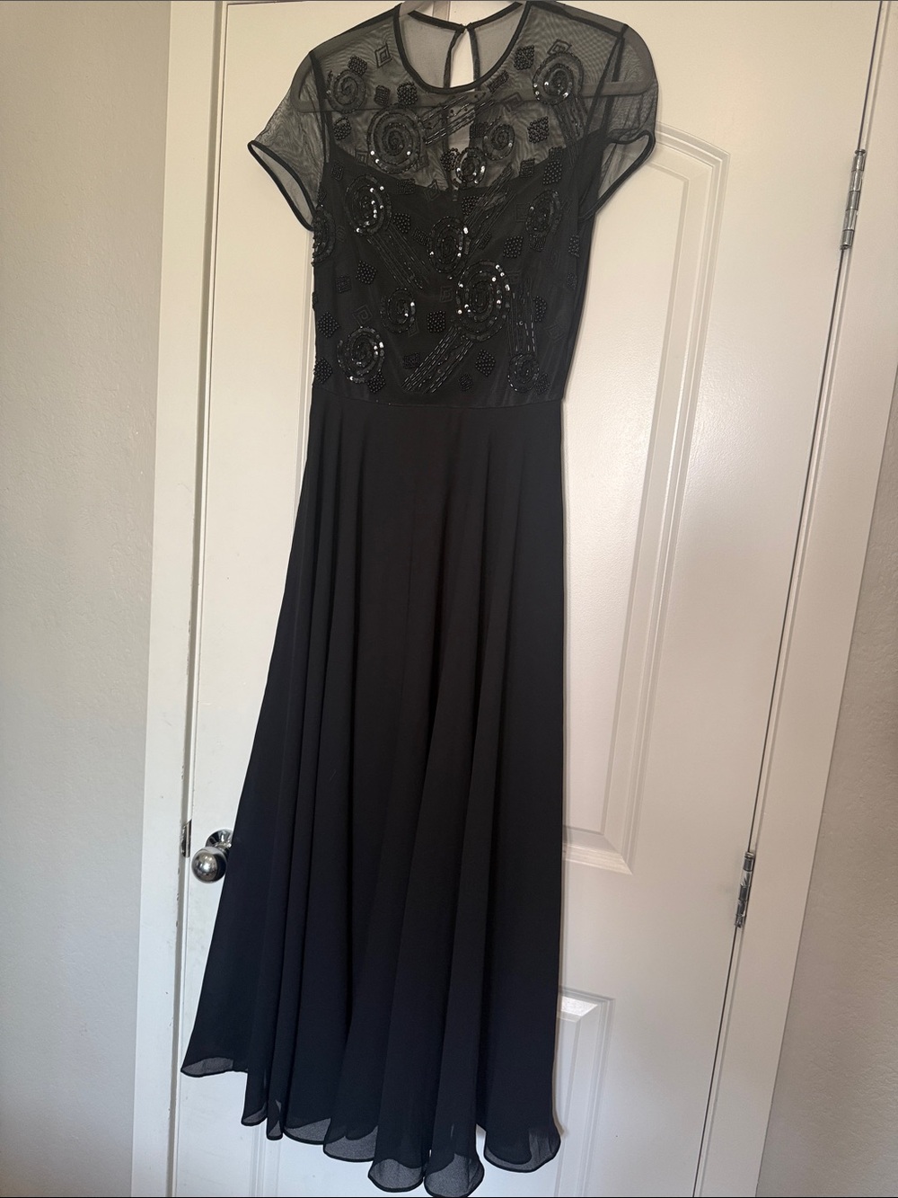 Vintage stenay beaded gown